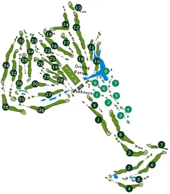 Course Map Porto Santo Golfe
